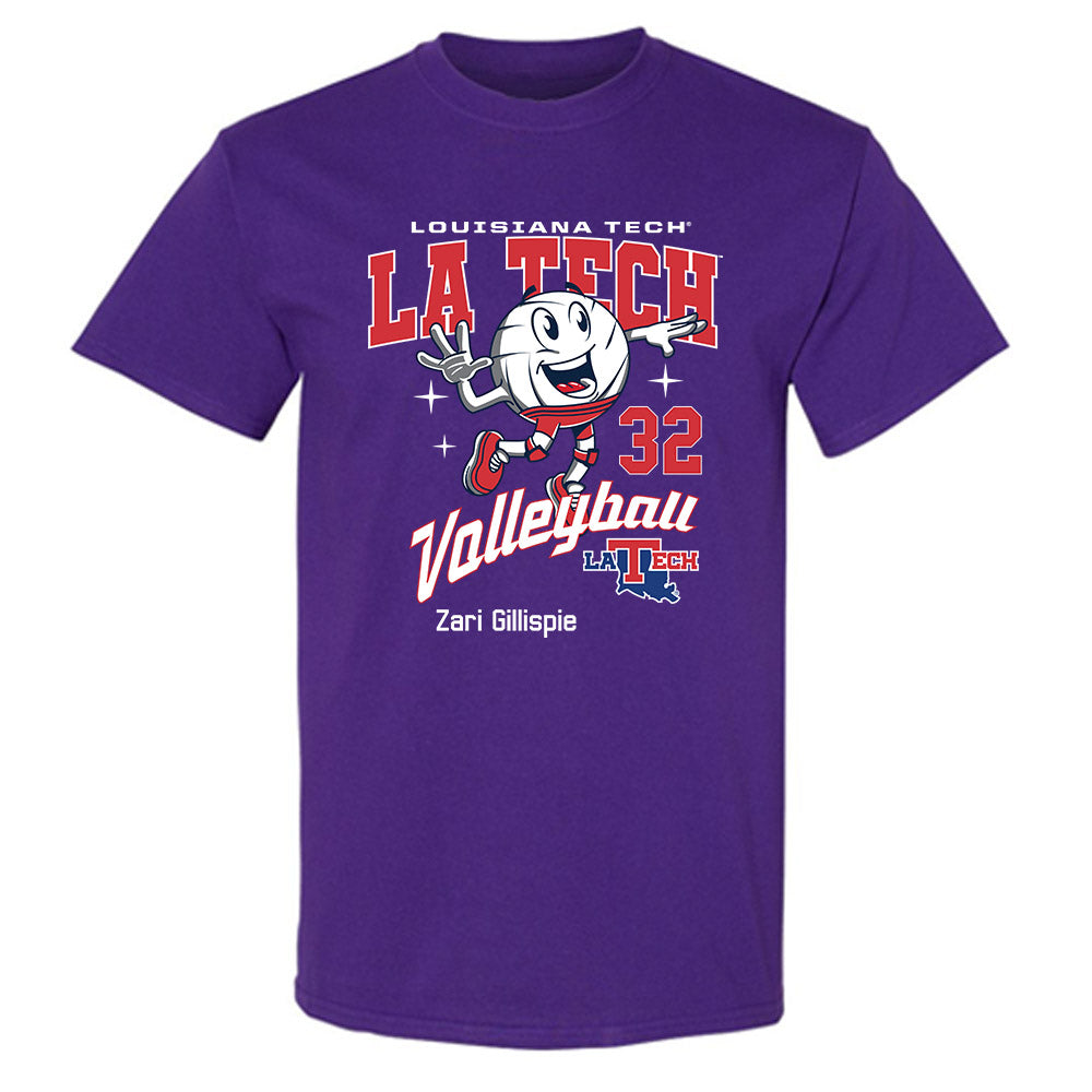 LA Tech - NCAA Women's Volleyball : Zari Gillispie - Fashion Shersey T-Shirt-0