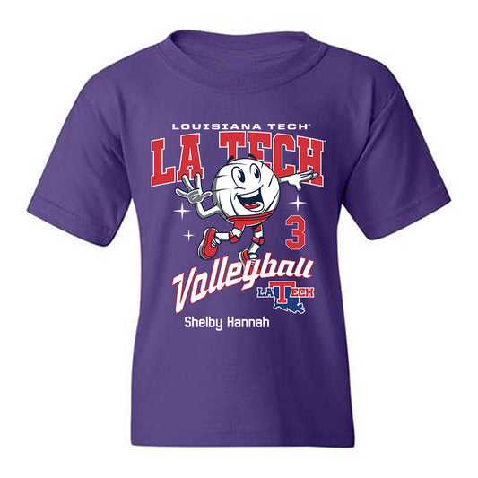 LA Tech - NCAA Women's Volleyball : Shelby Hannah - Fashion Shersey Youth T-Shirt-0