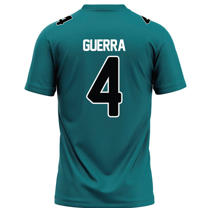 Coastal Carolina - NCAA Football : Tre Guerra - Teal Football Jersey-1