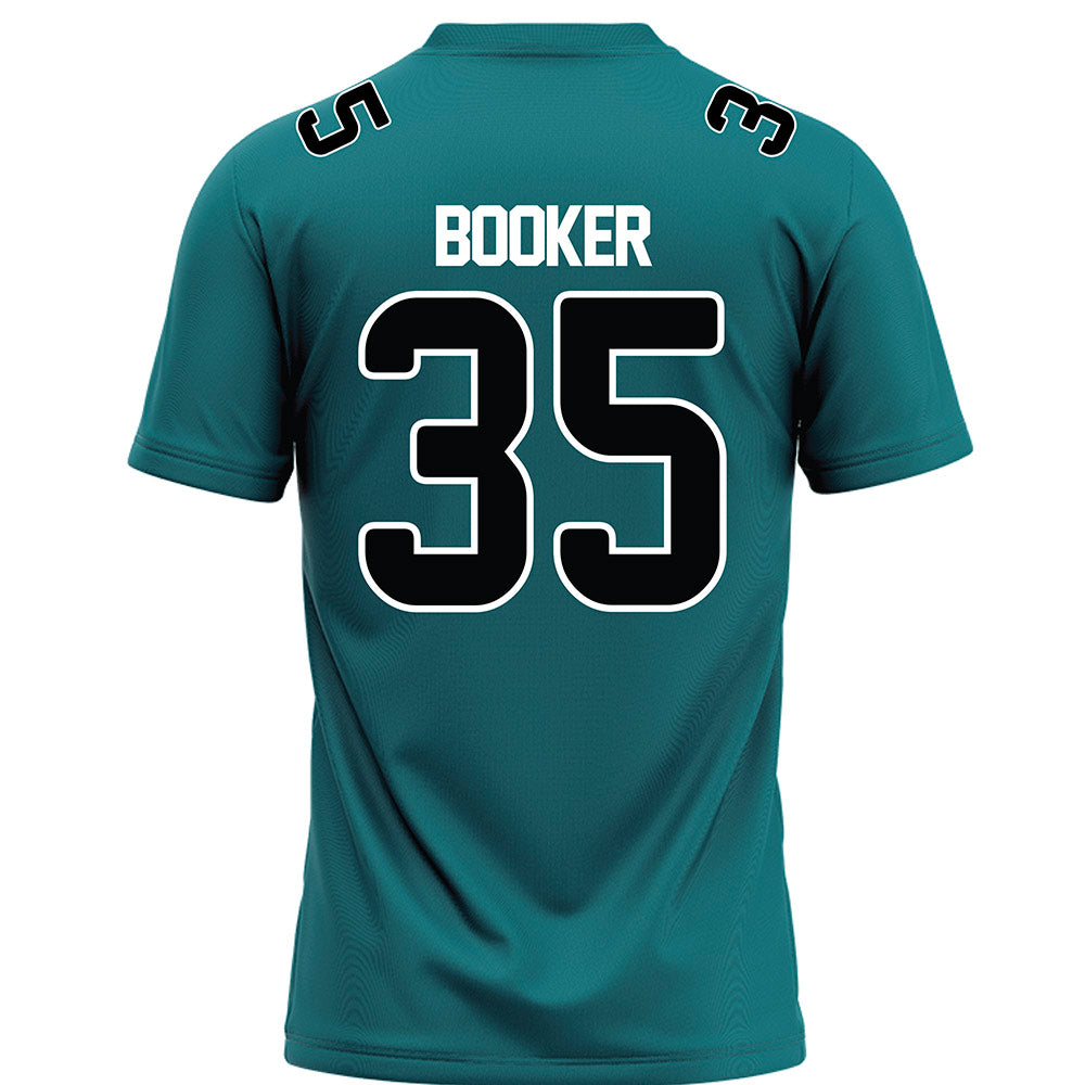 Coastal Carolina - NCAA Football : Xzavier Booker - Teal Football Jersey-1