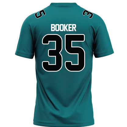 Coastal Carolina - NCAA Football : Xzavier Booker - Teal Football Jersey-1