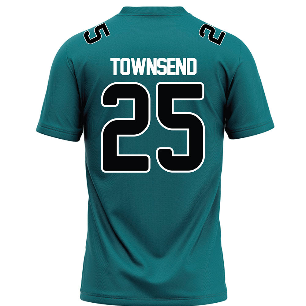 Coastal Carolina - NCAA Football : Breyahn Townsend - Teal Football Jersey-1