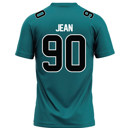 Coastal Carolina - NCAA Football : Reggie Jean - Teal Football Jersey-1