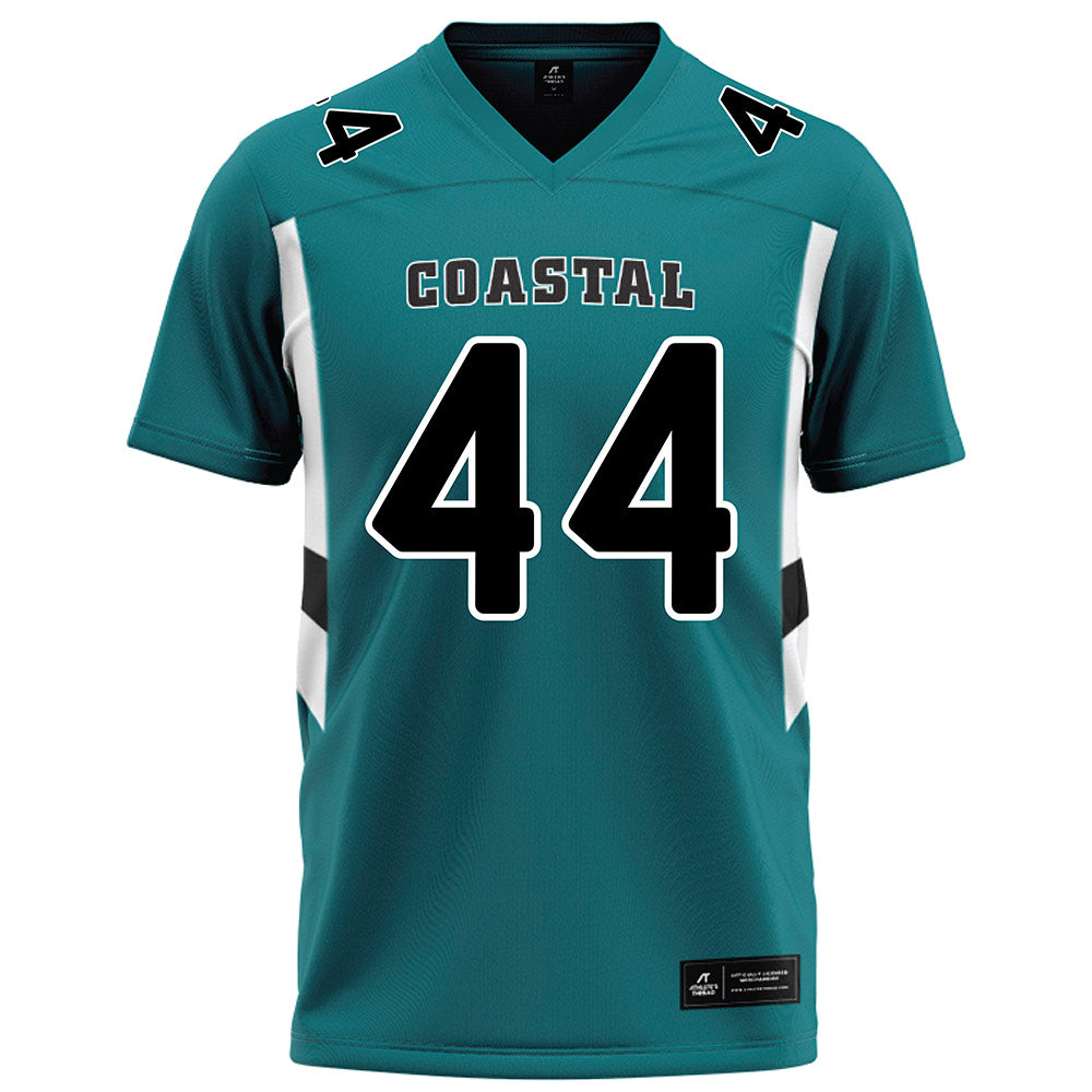 Coastal Carolina - NCAA Football : Brown Reaves - Teal Football Jersey-0