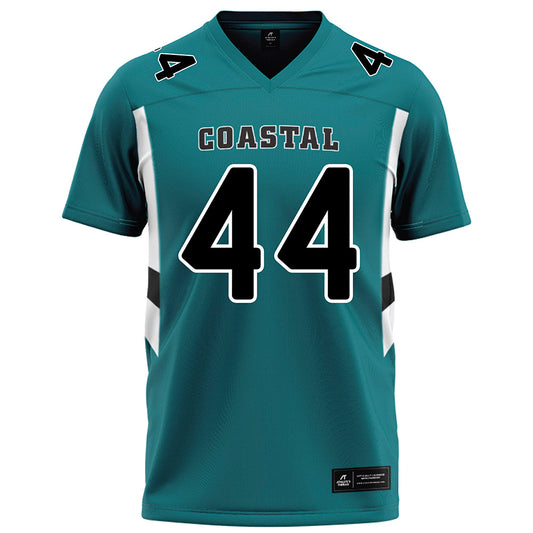 Coastal Carolina - NCAA Football : Brown Reaves - Teal Football Jersey-0
