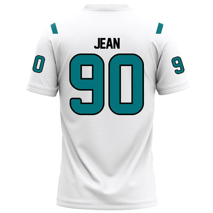 Coastal Carolina - NCAA Football : Reggie Jean - White Football Jersey-1