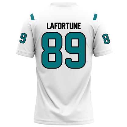 Coastal Carolina - NCAA Football : Tamarion Lafortune - White Football Jersey-1