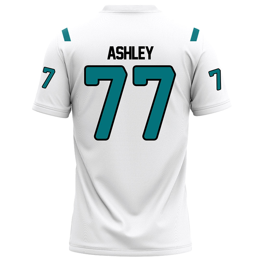 Coastal Carolina - NCAA Football : Johnathan Ashley - White Football Jersey-1