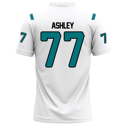 Coastal Carolina - NCAA Football : Johnathan Ashley - White Football Jersey-1