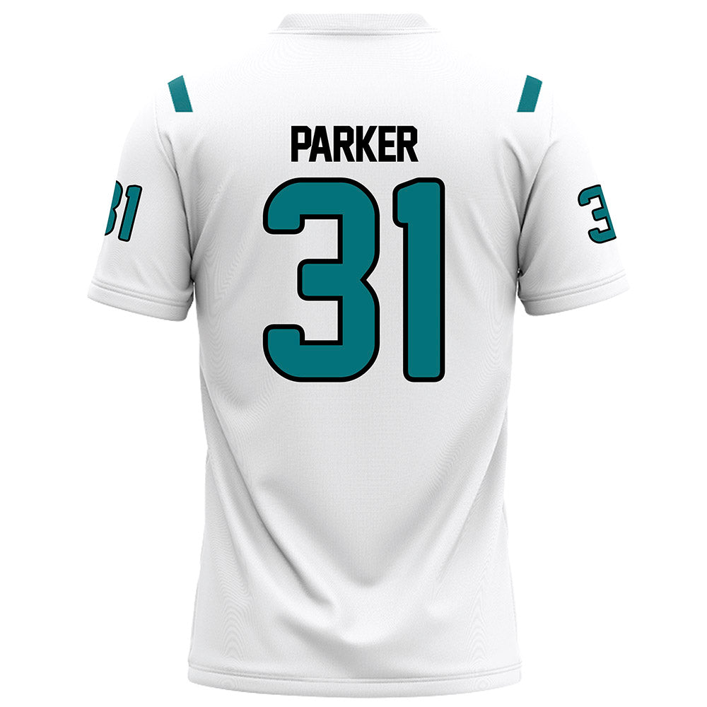 Coastal Carolina - NCAA Football : Aiden Parker - White Football Jersey-1