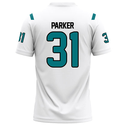 Coastal Carolina - NCAA Football : Aiden Parker - White Football Jersey-1