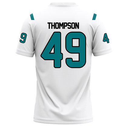 Coastal Carolina - NCAA Football : Shaikh Thompson - White Football Jersey-1