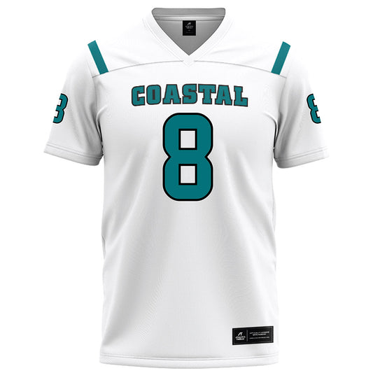 Coastal Carolina - NCAA Football : Gabe White - White Football Jersey-0
