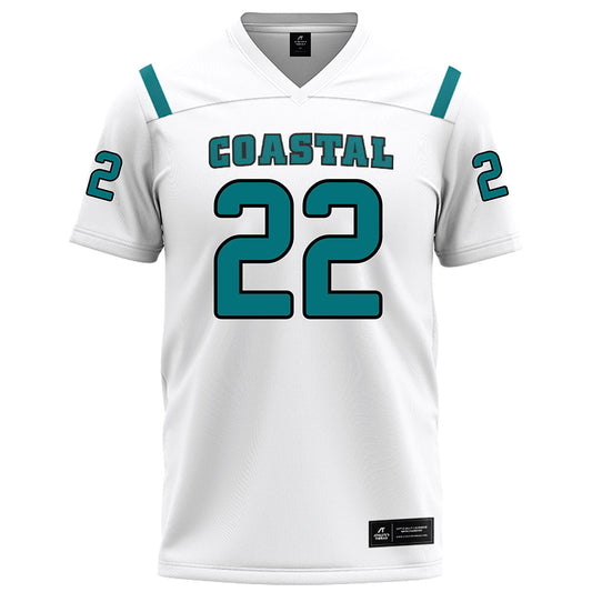 Coastal Carolina - NCAA Football : Michael Knight - White Football Jersey-0