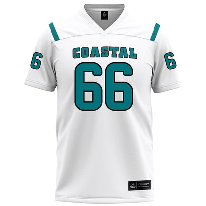 Coastal Carolina - NCAA Football : Kain McDonald - White Football Jersey-0