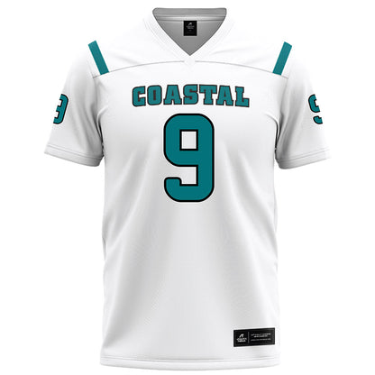 Coastal Carolina - NCAA Football : Cyrus Ellison - White Football Jersey-0