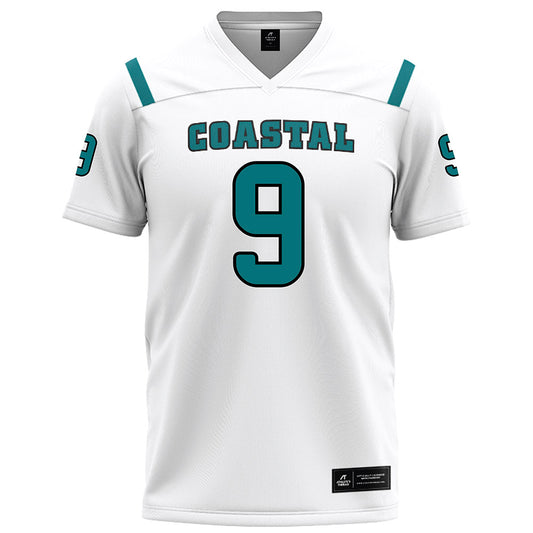 Coastal Carolina - NCAA Football : Cyrus Ellison - White Football Jersey-0