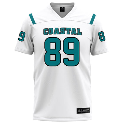 Coastal Carolina - NCAA Football : Tamarion Lafortune - White Football Jersey-0