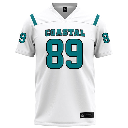 Coastal Carolina - NCAA Football : Tamarion Lafortune - White Football Jersey-0