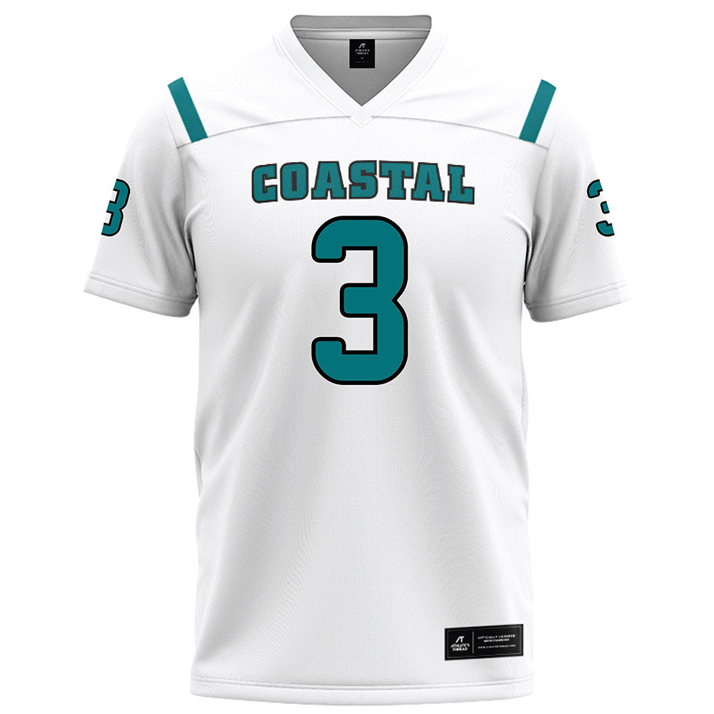 Coastal Carolina - NCAA Football : Ryan Grayson - White Football Jersey-0