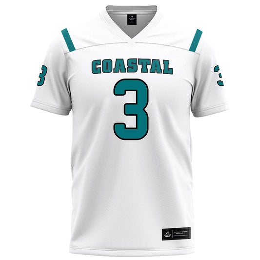 Coastal Carolina - NCAA Football : Ryan Grayson - White Football Jersey-0