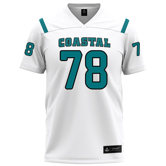 Coastal Carolina - NCAA Football : Daughtry Richardson - White Football Jersey-0