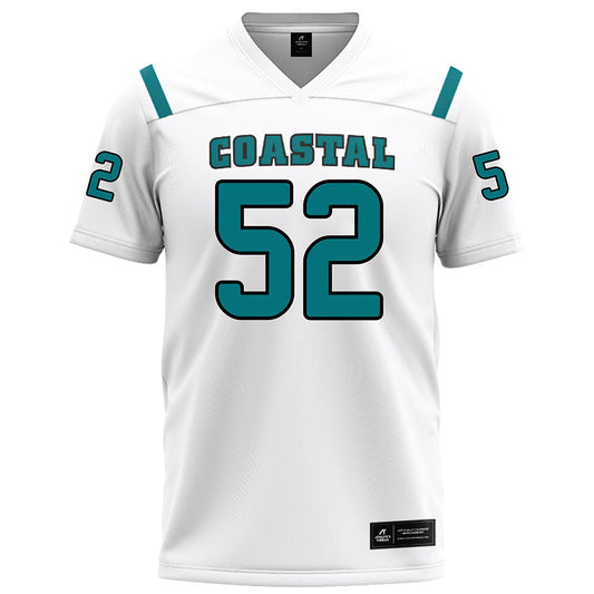 Coastal Carolina - NCAA Football : Ibrahim Diawara - White Football Jersey-0