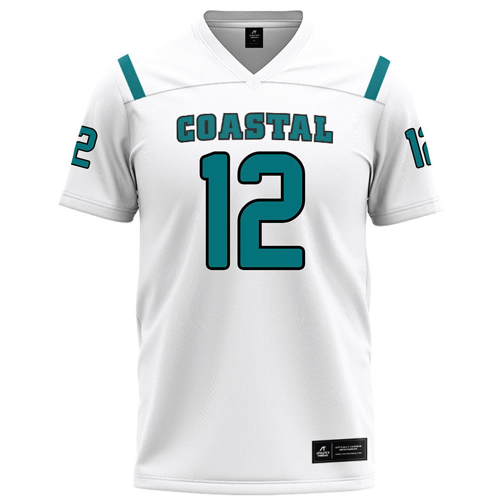 Coastal Carolina - NCAA Football : Osiris Lopez - White Football Jersey-0