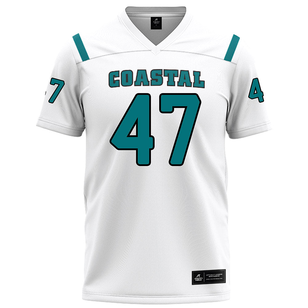 Coastal Carolina - NCAA Football : Michael Knight - White Football Jersey-0