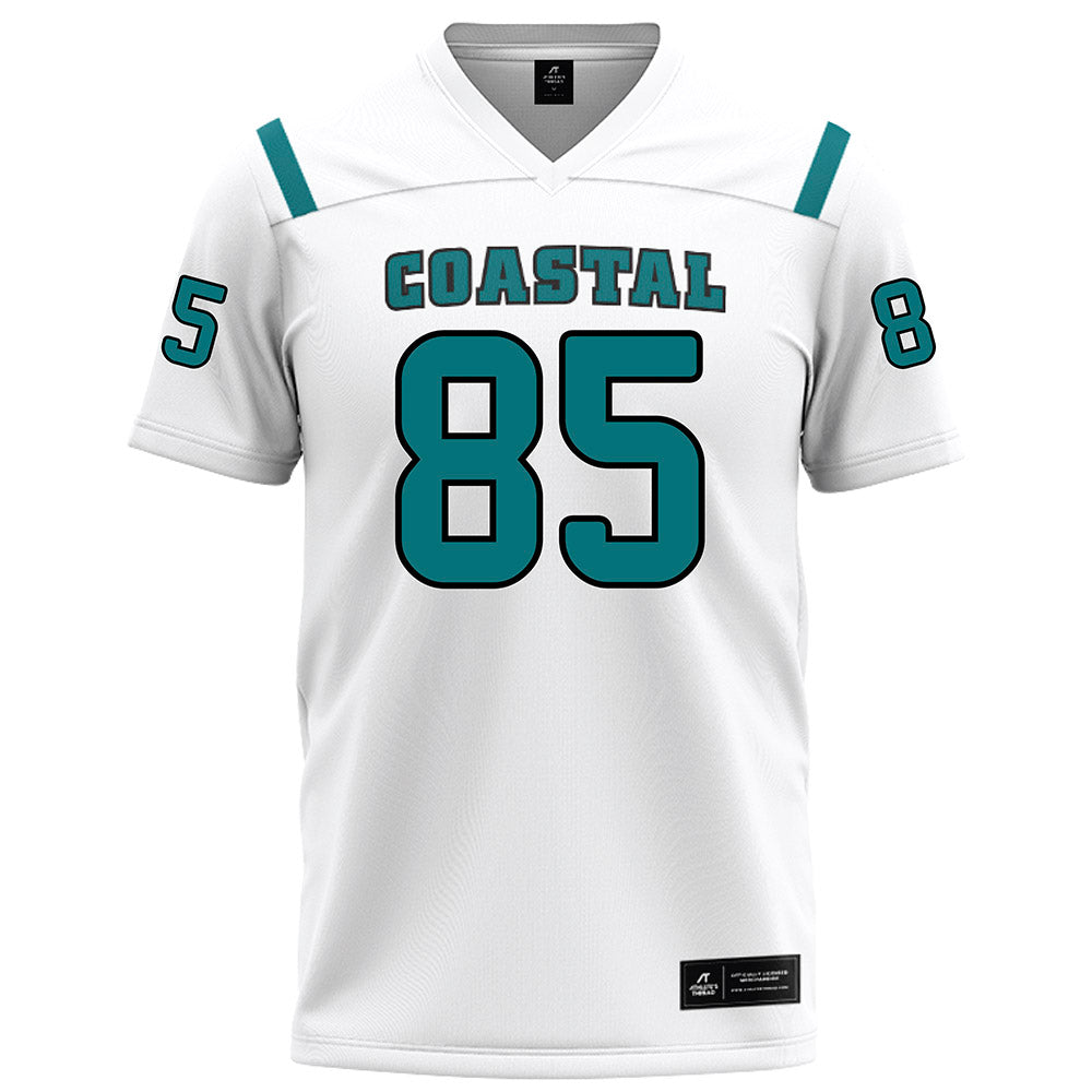 Coastal Carolina - NCAA Football : Ben Verges - White Football Jersey-0