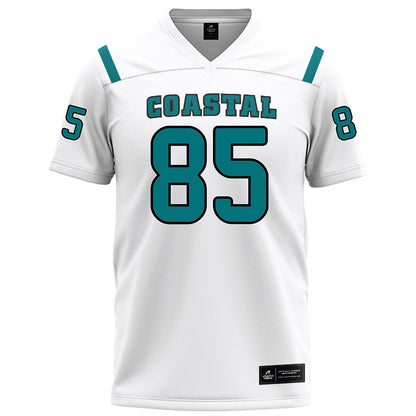 Coastal Carolina - NCAA Football : Ben Verges - White Football Jersey-0