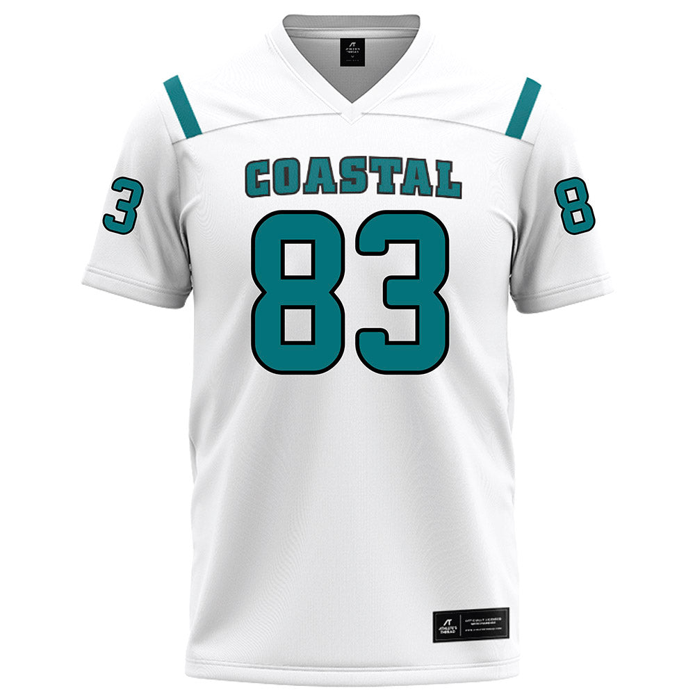 Coastal Carolina - NCAA Football : Kd Hainsworth - White Football Jersey-0