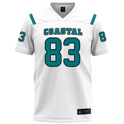 Coastal Carolina - NCAA Football : Kd Hainsworth - White Football Jersey-0