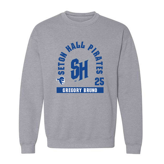 Seton Hall - NCAA Baseball : Gregory Bruno - Fashion Shersey Crewneck Sweatshirt-0