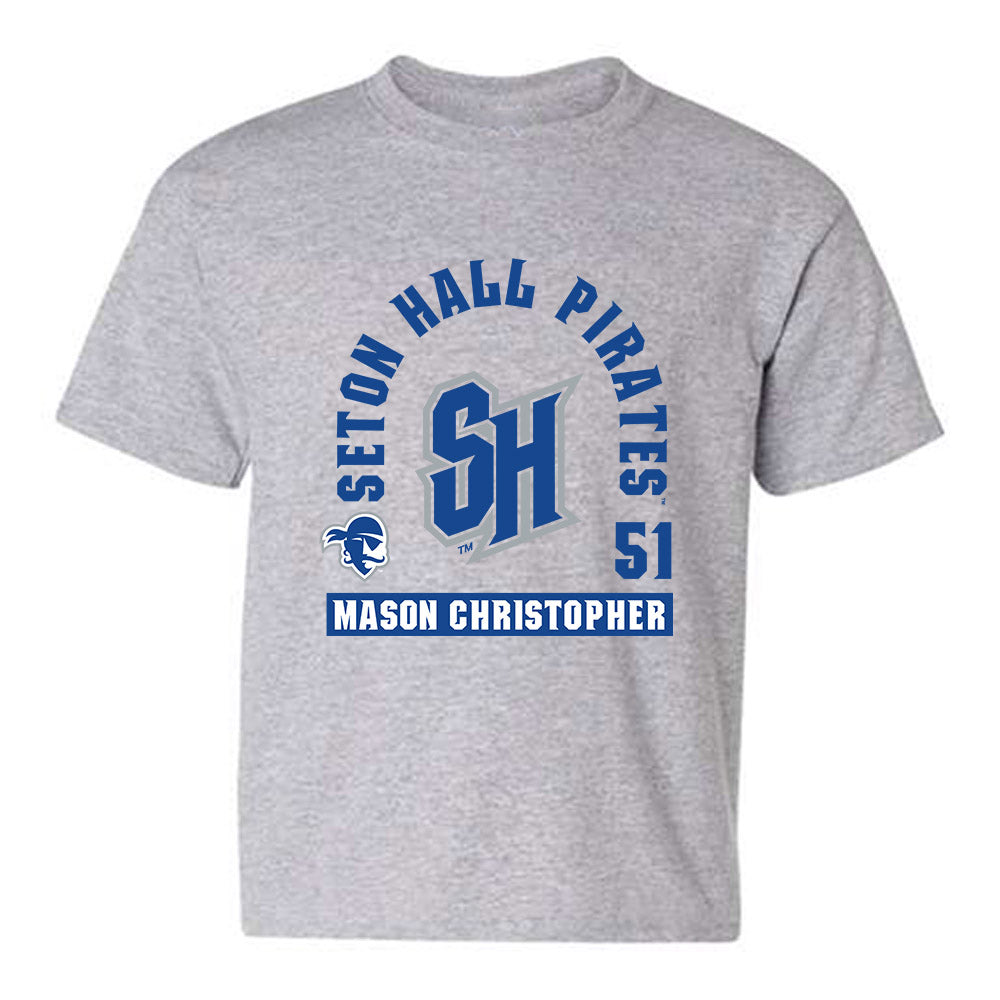 Seton Hall - NCAA Baseball : Mason Christopher - Fashion Shersey Youth T-Shirt-0