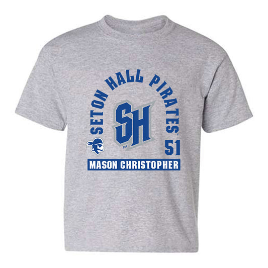 Seton Hall - NCAA Baseball : Mason Christopher - Fashion Shersey Youth T-Shirt-0