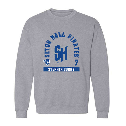 Seton Hall - NCAA Baseball : Stephen Curry - Fashion Shersey Crewneck Sweatshirt-0