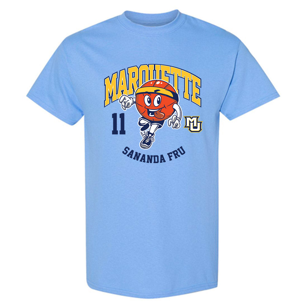 Marquette - NCAA Men's Basketball : Sananda Fru - Fashion Shersey T-Shirt-0