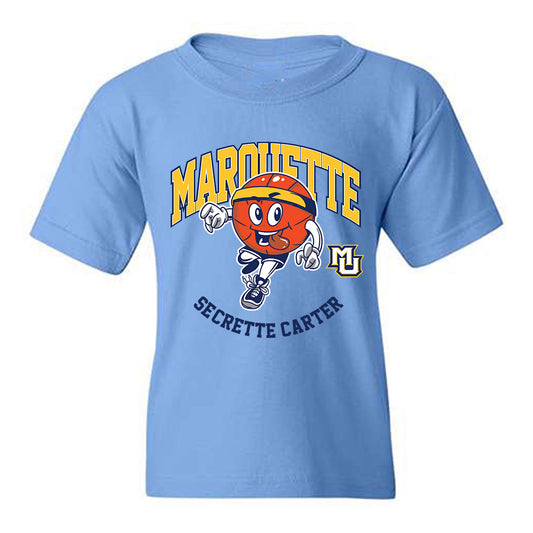 Marquette - NCAA Women's Basketball : Se'Crette Carter - Fashion Shersey Youth T-Shirt-0