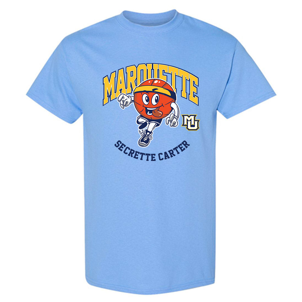 Marquette - NCAA Women's Basketball : Se'Crette Carter - Fashion Shersey T-Shirt-0