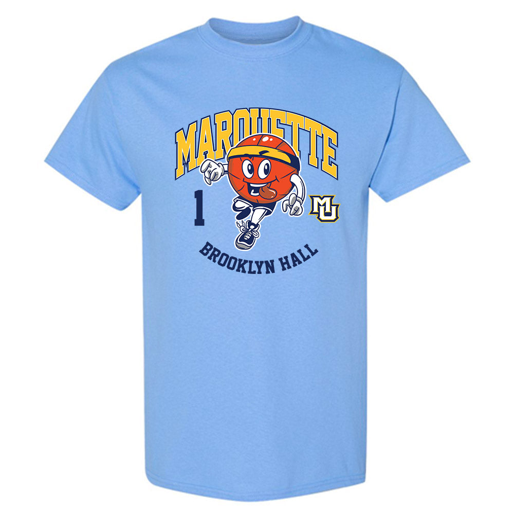 Marquette - NCAA Women's Basketball : Brooklyn Hall - Fashion Shersey T-Shirt-0