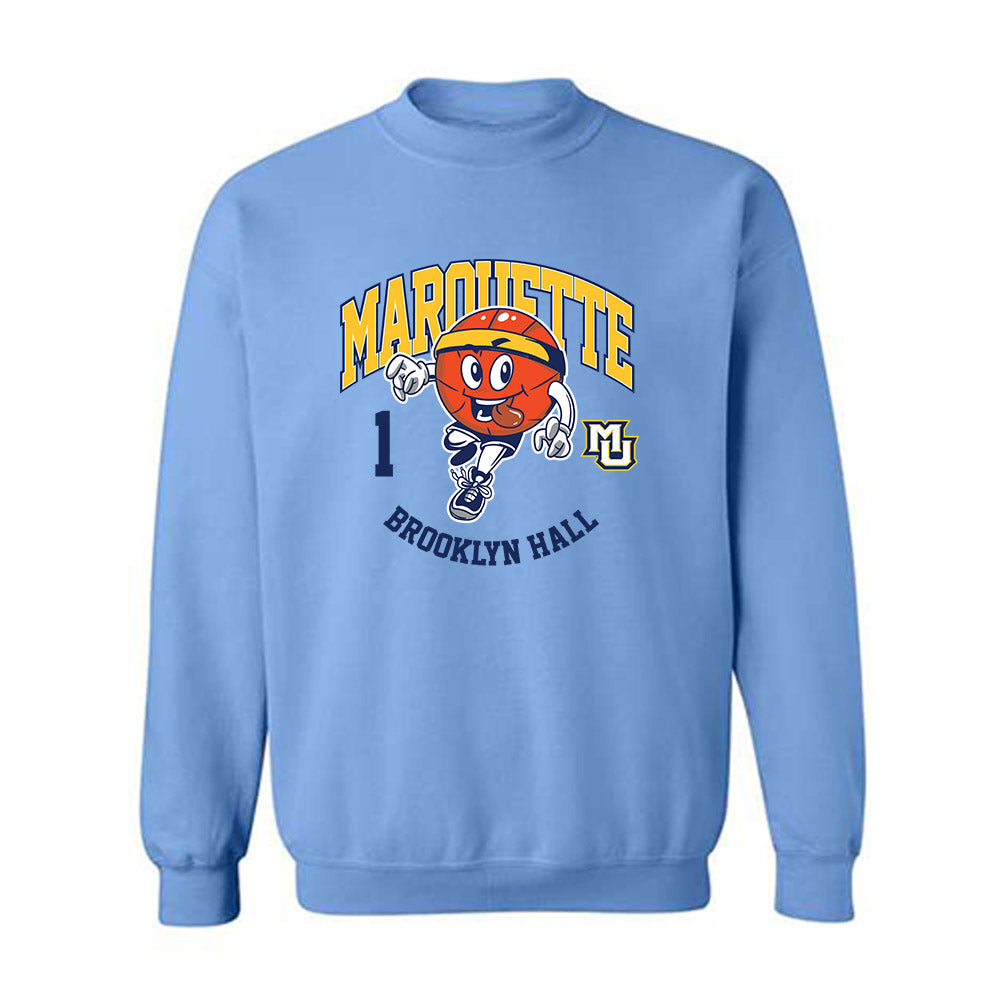 Marquette - NCAA Women's Basketball : Brooklyn Hall - Fashion Shersey Crewneck Sweatshirt-0