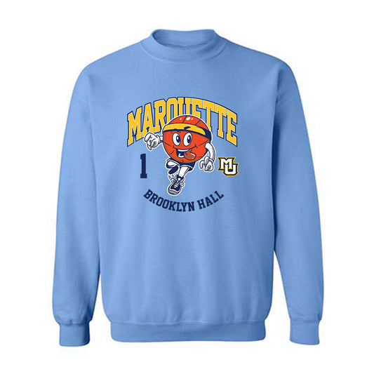 Marquette - NCAA Women's Basketball : Brooklyn Hall - Fashion Shersey Crewneck Sweatshirt-0