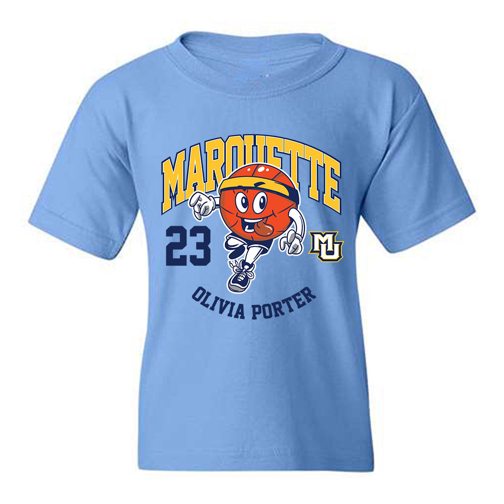 Marquette - NCAA Women's Basketball : Olivia Porter - Fashion Shersey Youth T-Shirt-0