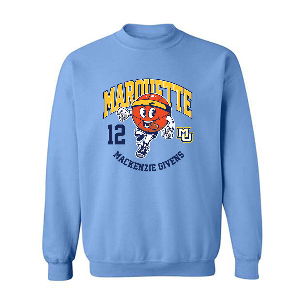 Marquette - NCAA Women's Basketball : Mackenzie Givens - Fashion Shersey Crewneck Sweatshirt-0