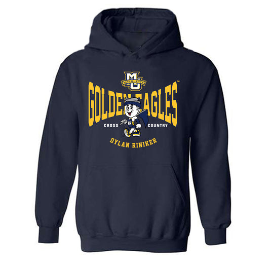Marquette - NCAA Men's Cross Country : Dylan Riniker - Fashion Shersey Hooded Sweatshirt-0