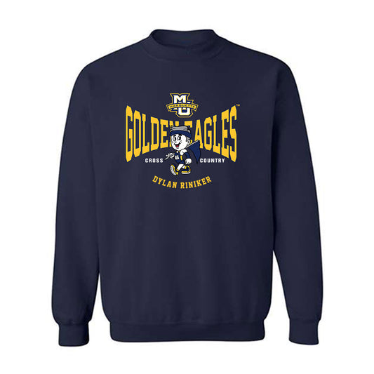 Marquette - NCAA Men's Cross Country : Dylan Riniker - Fashion Shersey Crewneck Sweatshirt-0