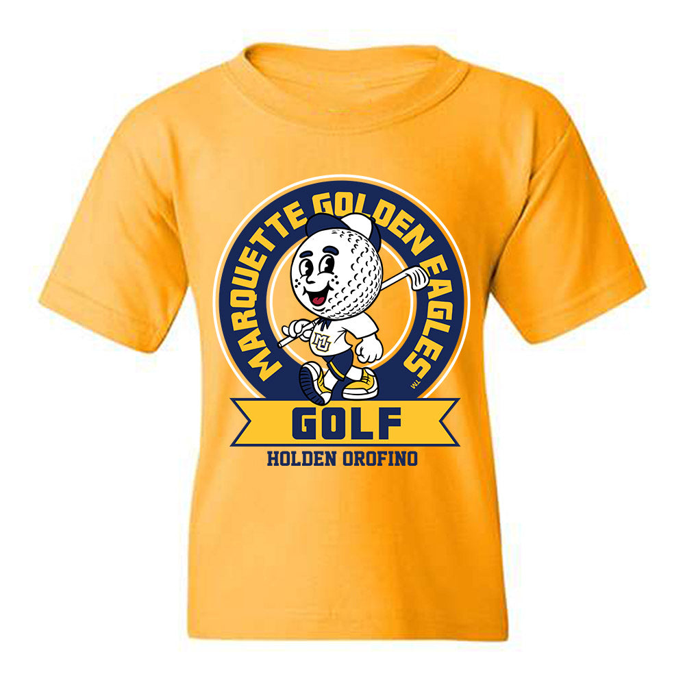 Marquette - NCAA Men's Golf : Holden Orofino - Fashion Shersey Youth T-Shirt-0