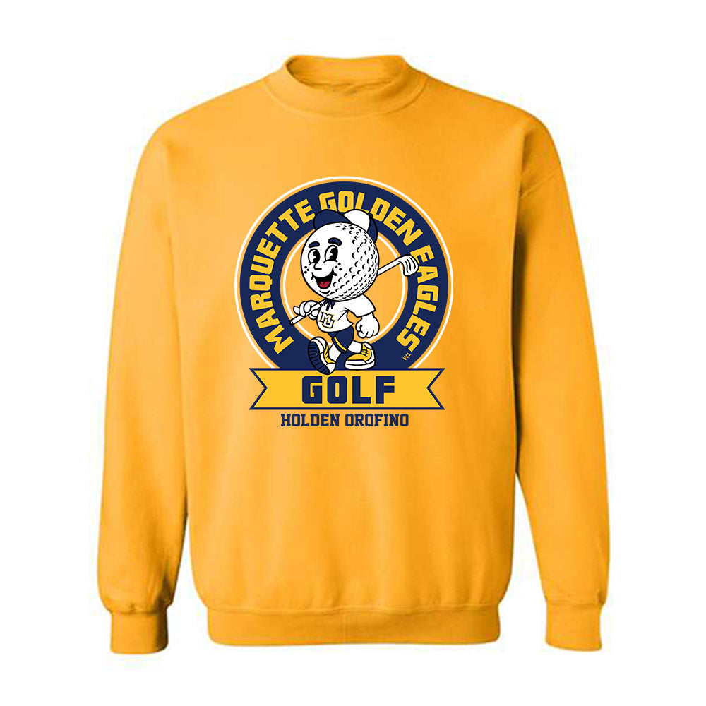 Marquette - NCAA Men's Golf : Holden Orofino - Fashion Shersey Crewneck Sweatshirt-0