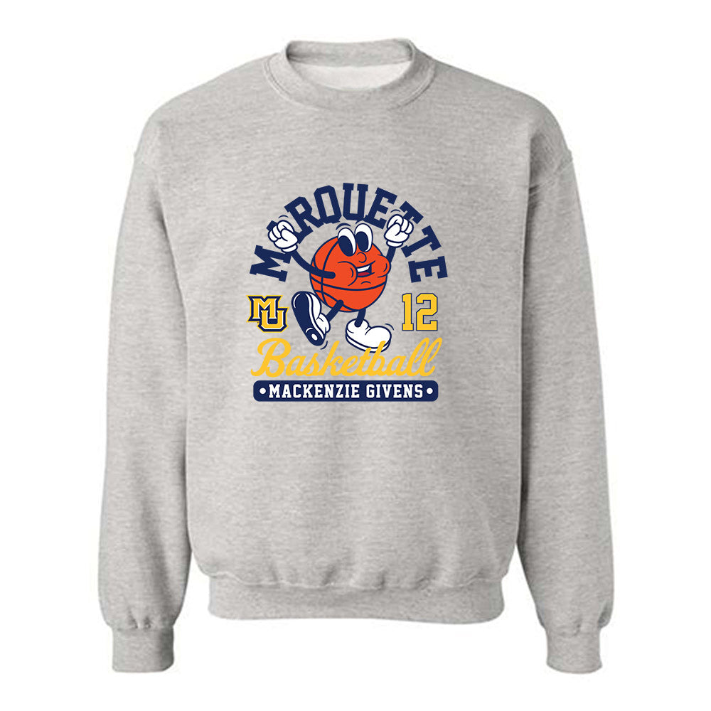 Marquette - NCAA Women's Basketball : Mackenzie Givens - Fashion Shersey Crewneck Sweatshirt-0